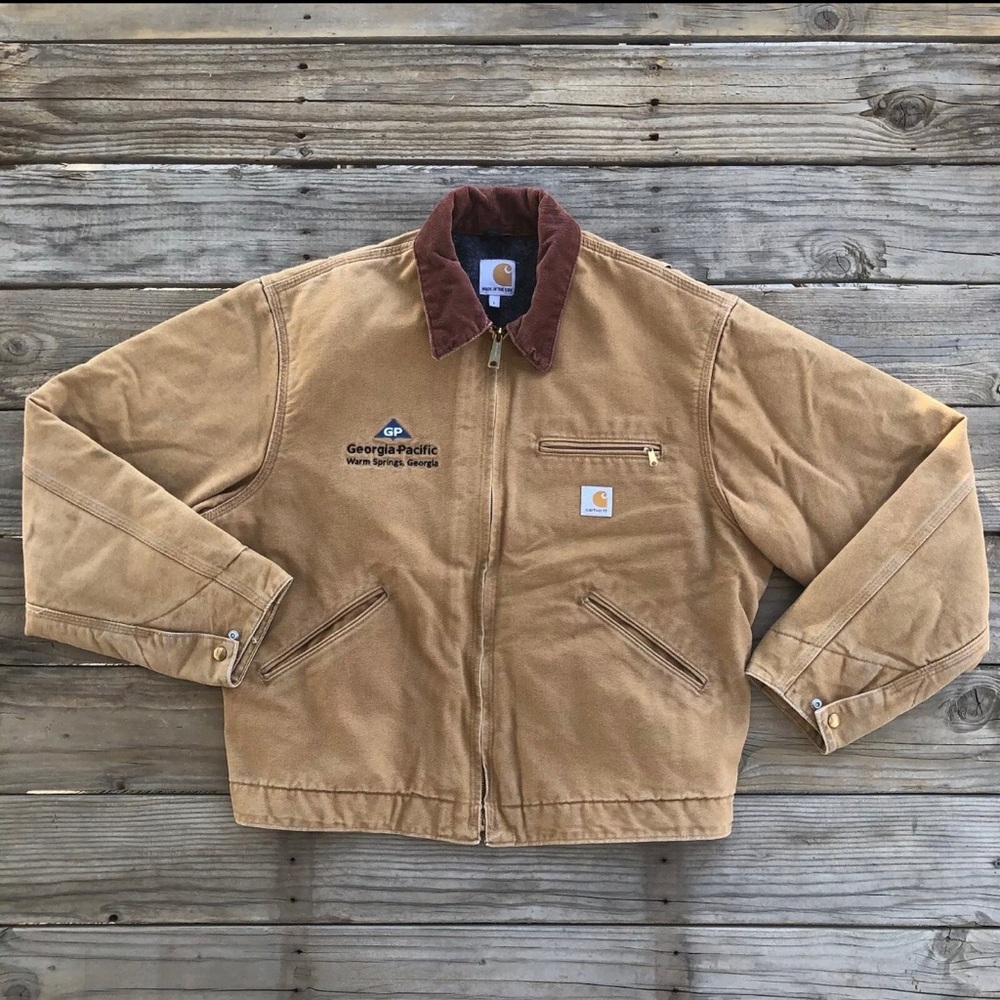 Vintage Carhartt j001 Detroit Jacket Size Large